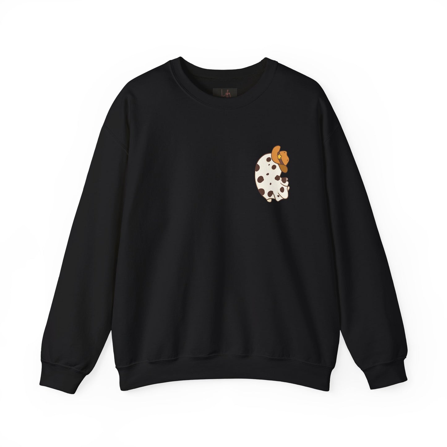 Friday Knights - Cow Spot Ghost Crewneck Sweatshirt