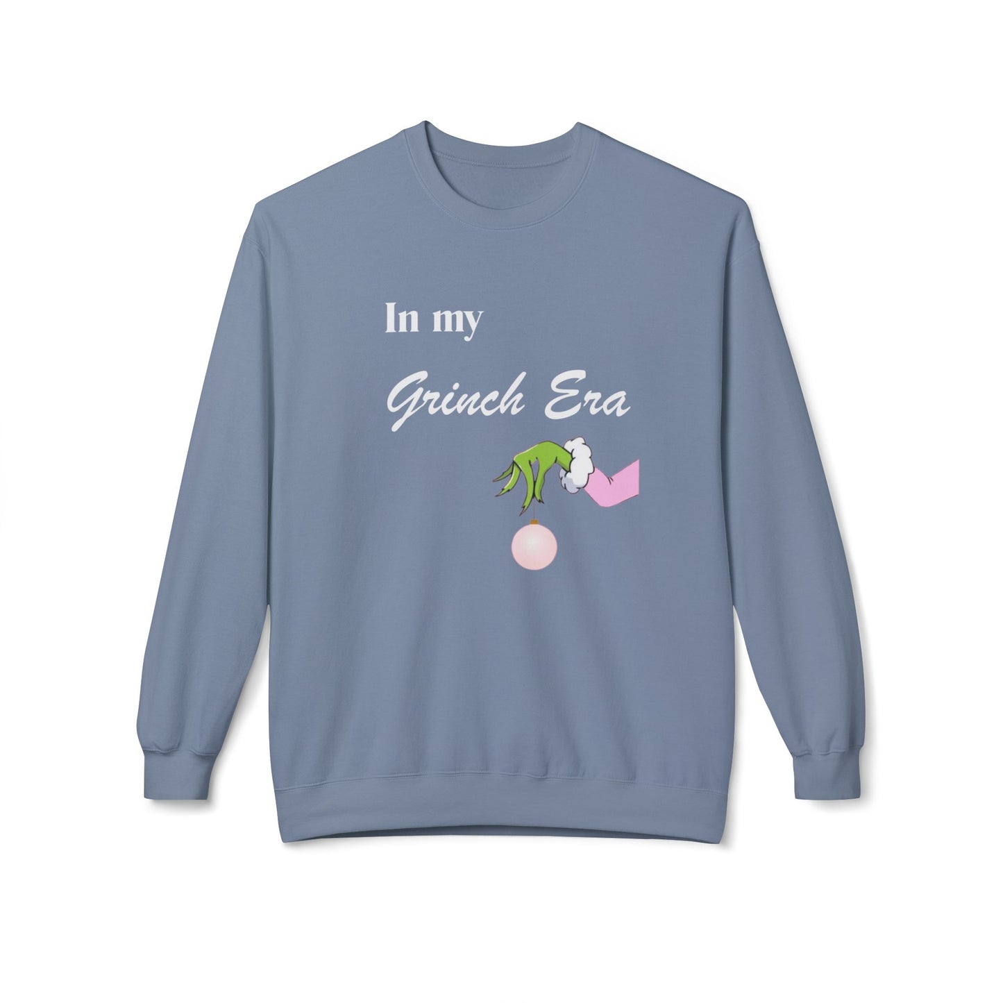Friday Knights -  in my Grinch Era Crewneck fleece Sweatshirt