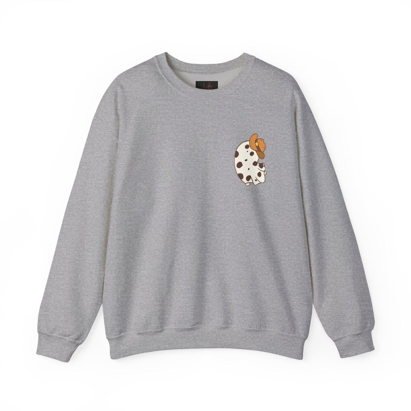 Friday Knights - Cow Spot Ghost Crewneck Sweatshirt