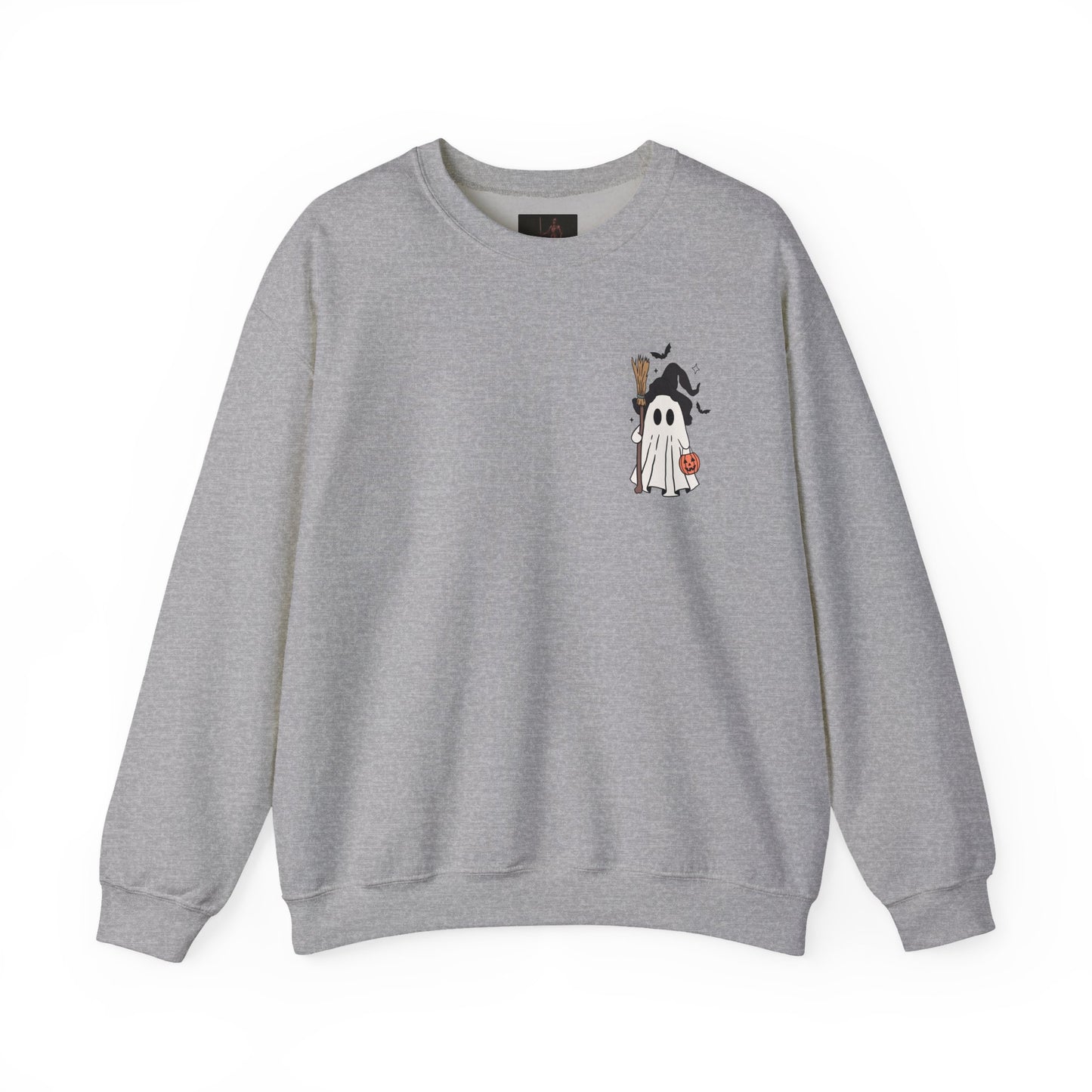 Friday Knights - Ghost in a Witch Hat Crewneck Sweatshirt