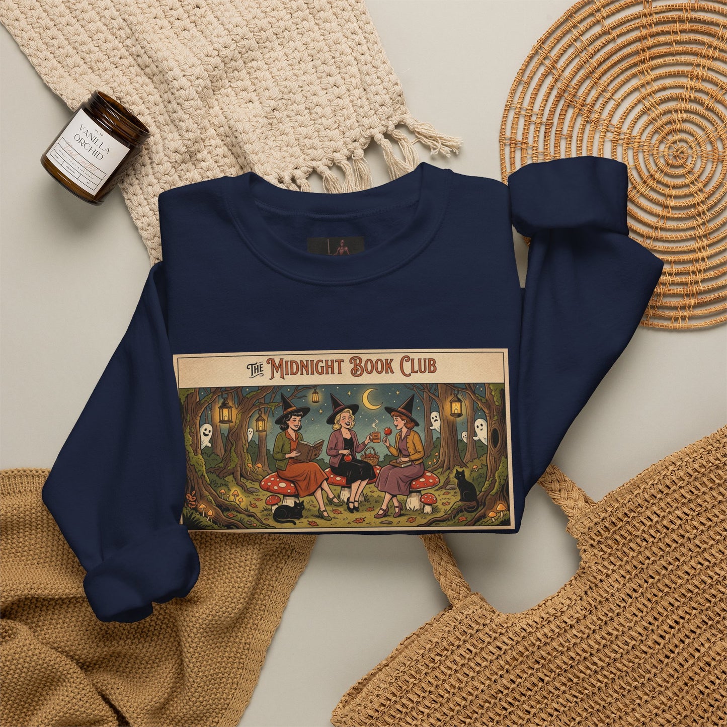 Friday Knights - Midnight Book Club Crewneck Sweatshirt