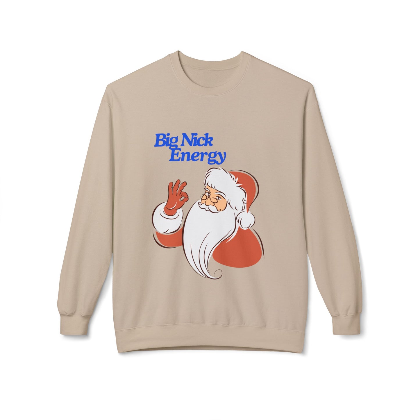 Friday Knights - Big Nick Energy Christmas Crewneck fleece Sweatshirt