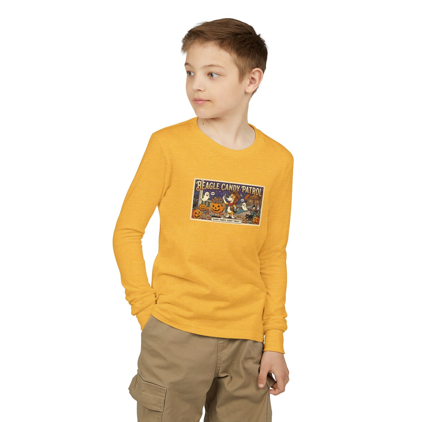 Friday Knights KIDS- Vintage 'Beagle Candy Patrol' Halloween Graphic