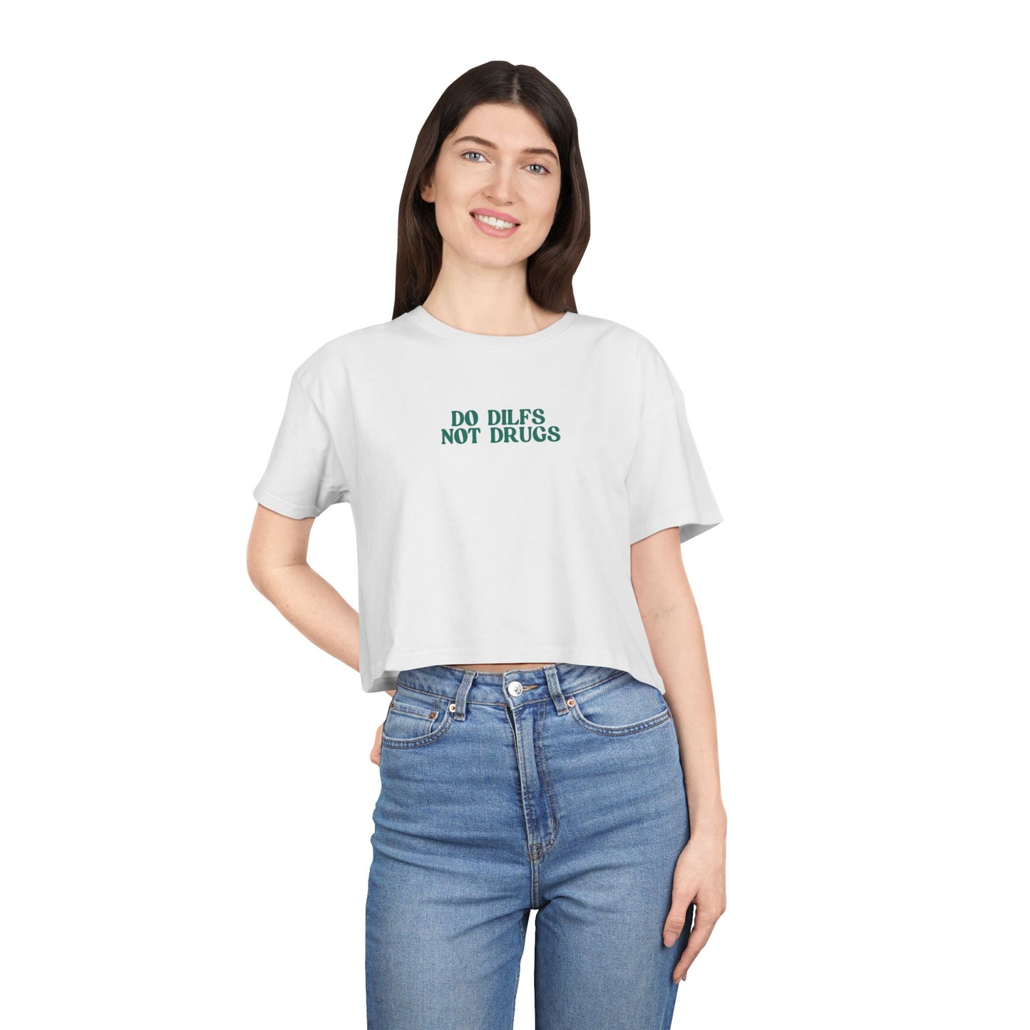 Friday Knights - crop top Do DILFs Not Drugs