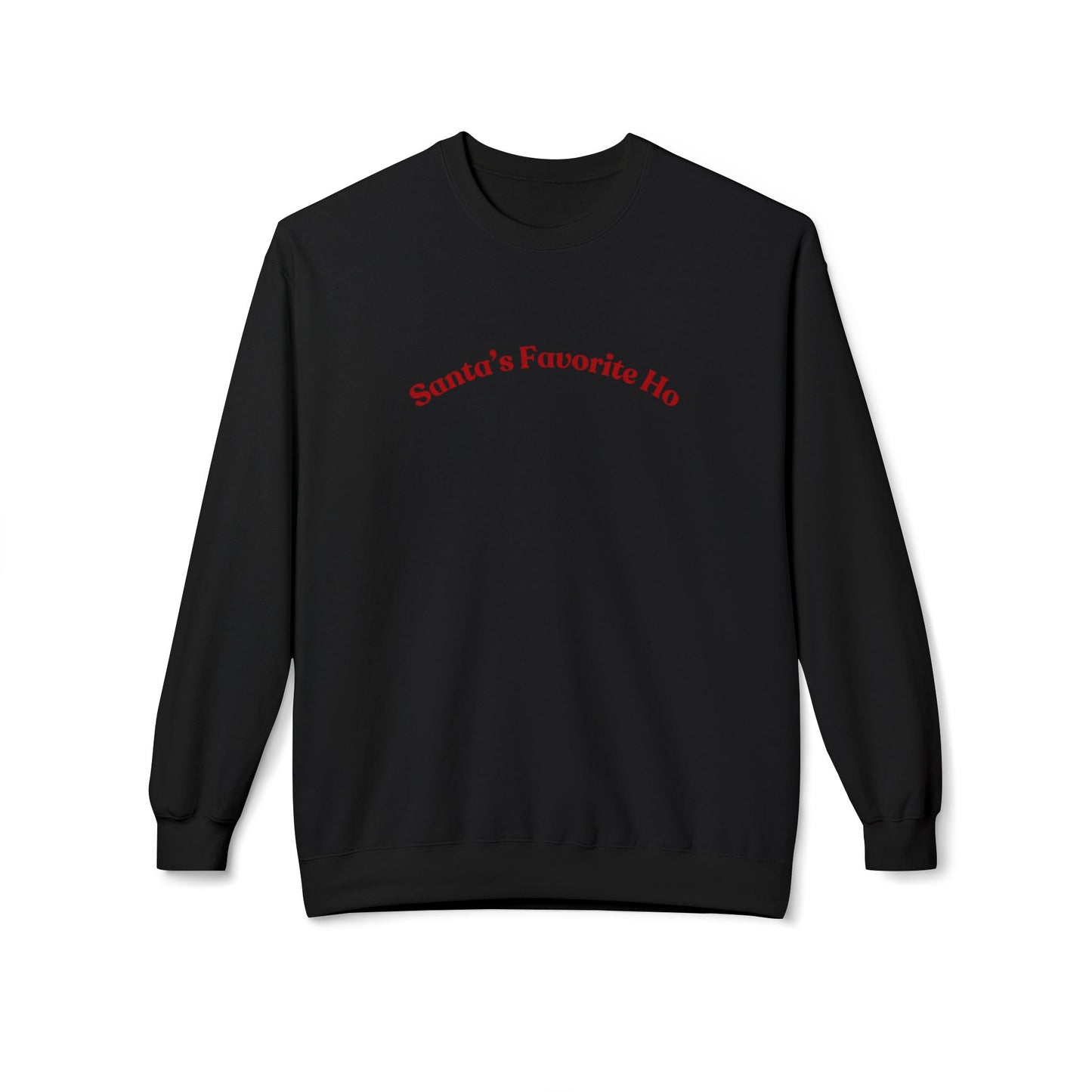 Friday Knights - Santa's Favorite Ho Fleece Crewneck Sweatshirt