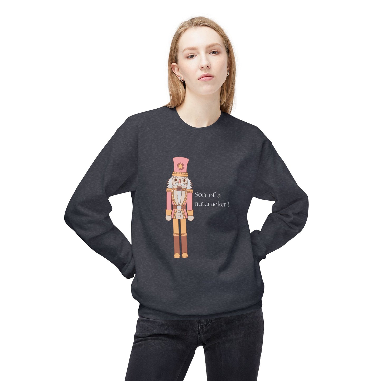 Friday Knights - Son of a nutcracker Fleece Crewneck Sweatshirt