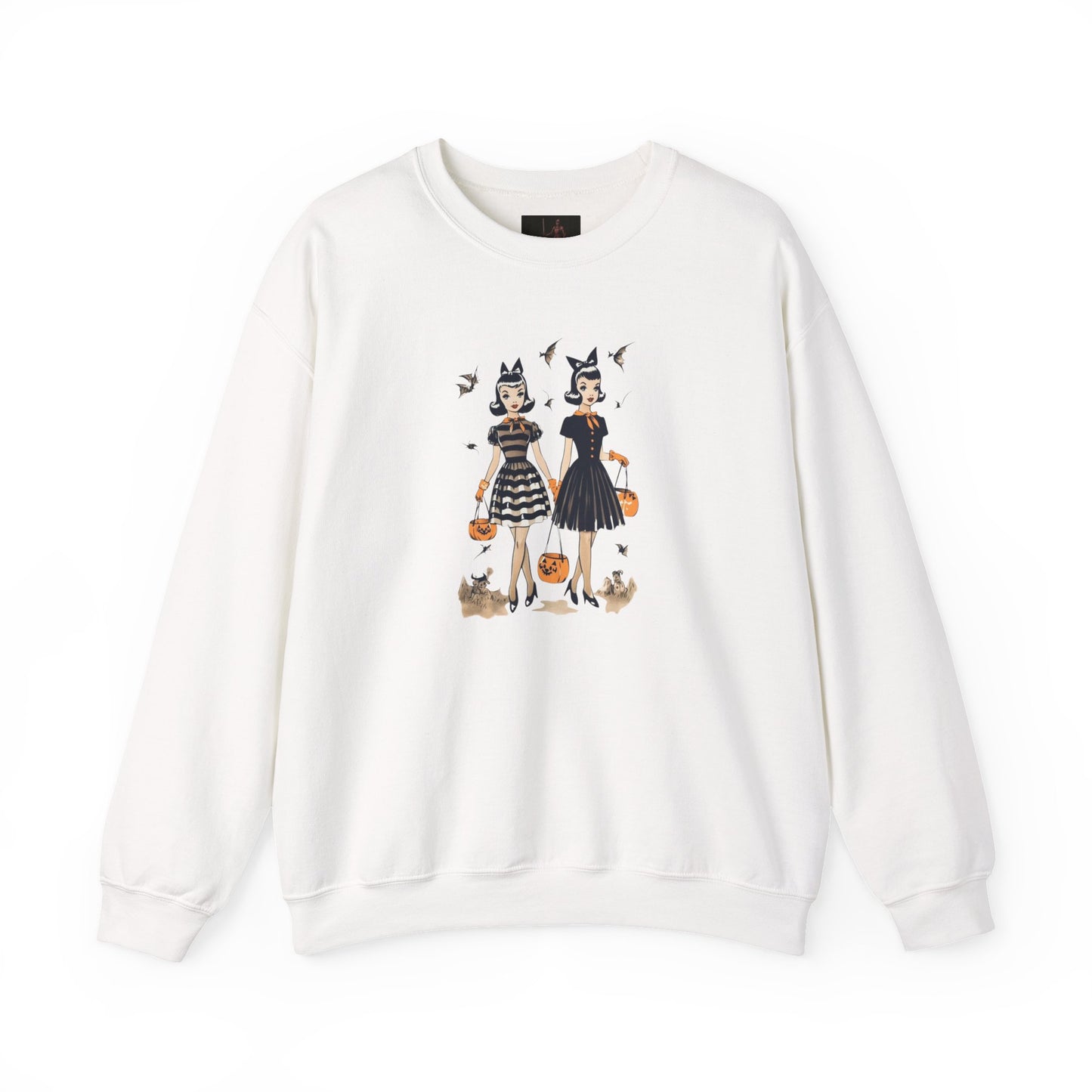 Friday Knights - Vintage Halloween Witch Sisters Sweatshirt