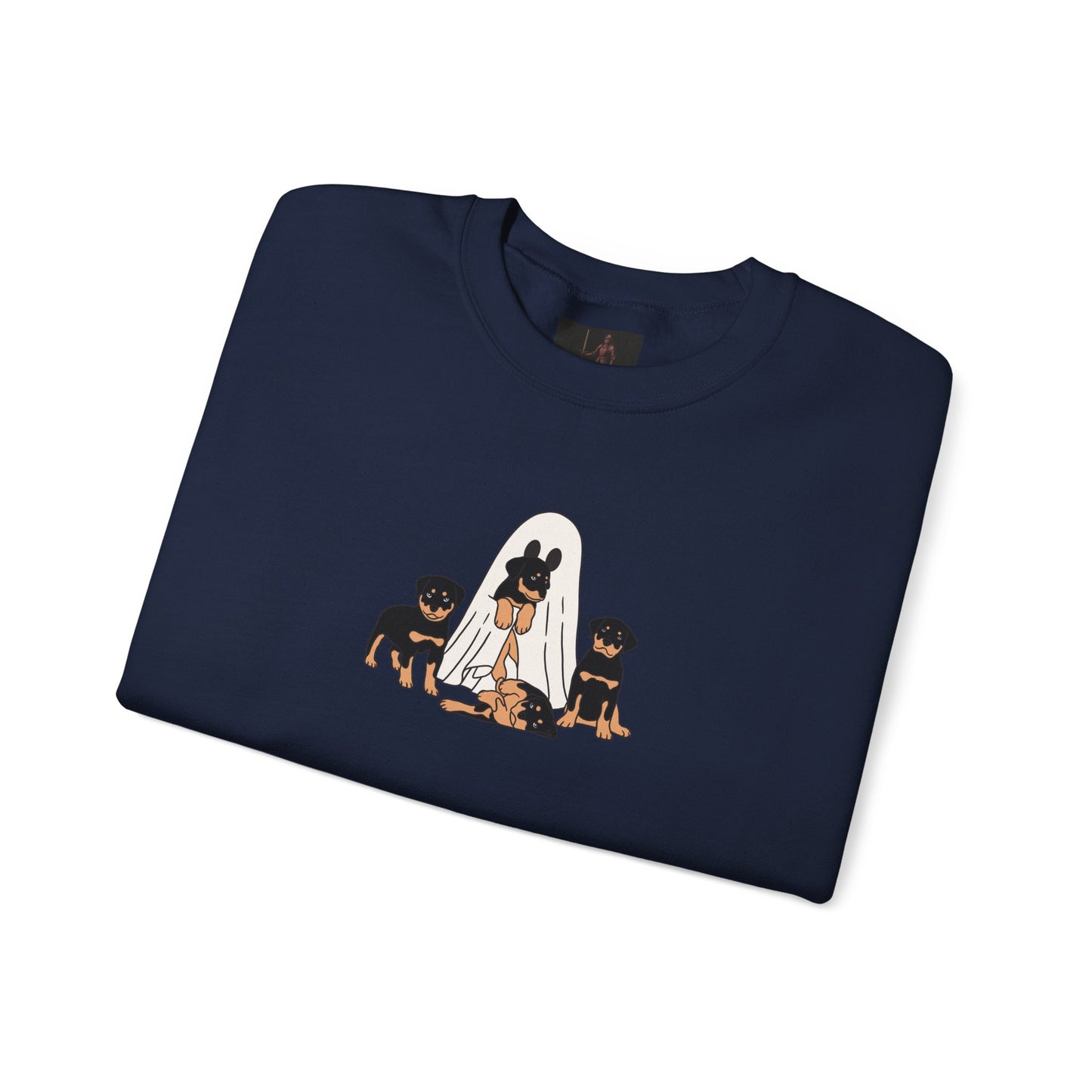 Friday Knights - Rottie ghost Crewneck Sweatshirt