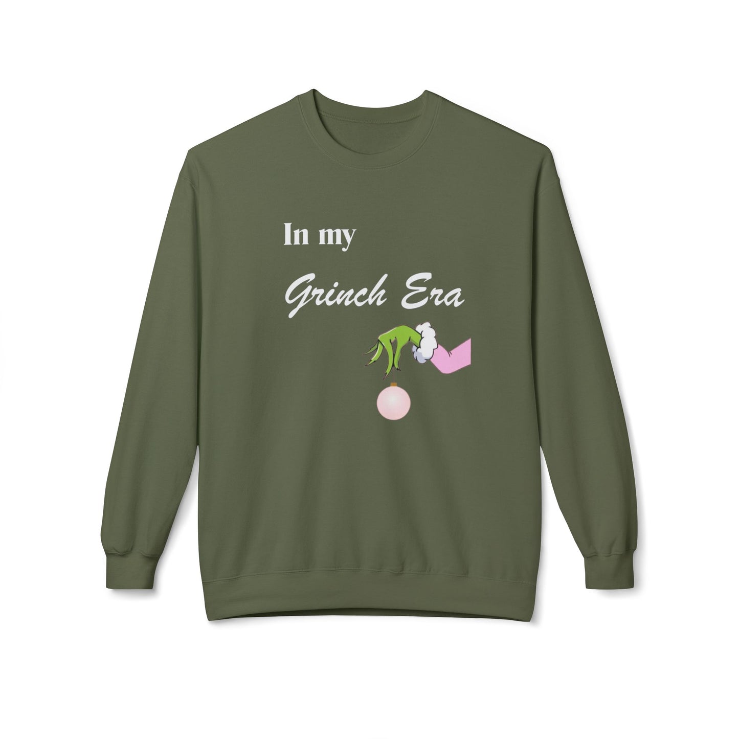 Friday Knights -  in my Grinch Era Crewneck fleece Sweatshirt