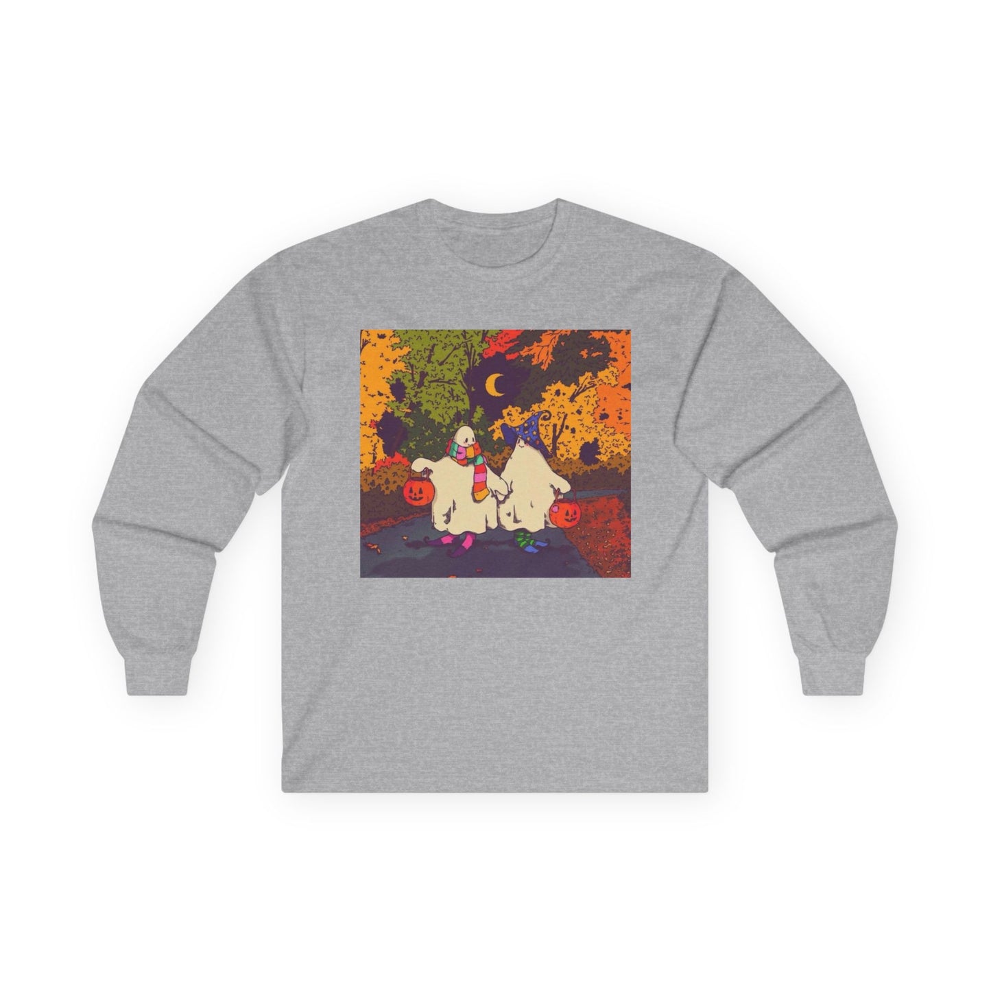 spooky walk ghost sweater