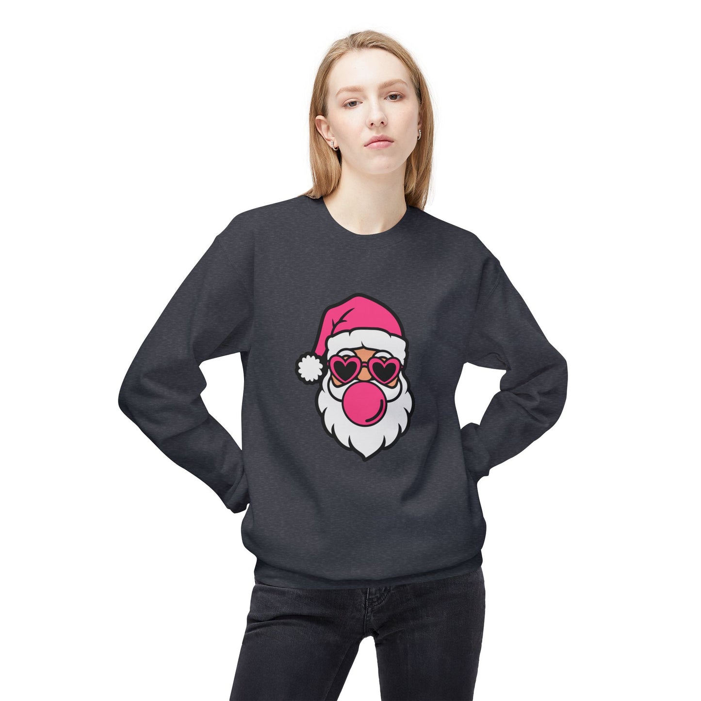 Pink Santa Bubblegum Sweatshirt