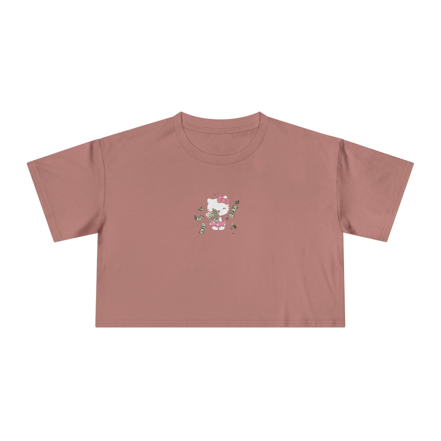 Friday Knights - kawaii Kitty money crop top