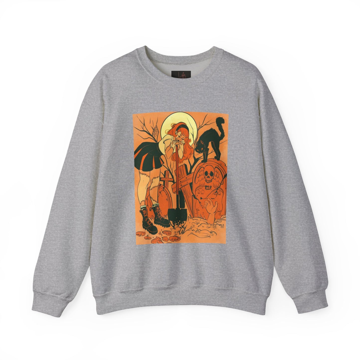 Friday Knights -Halloween Graveyard sweater