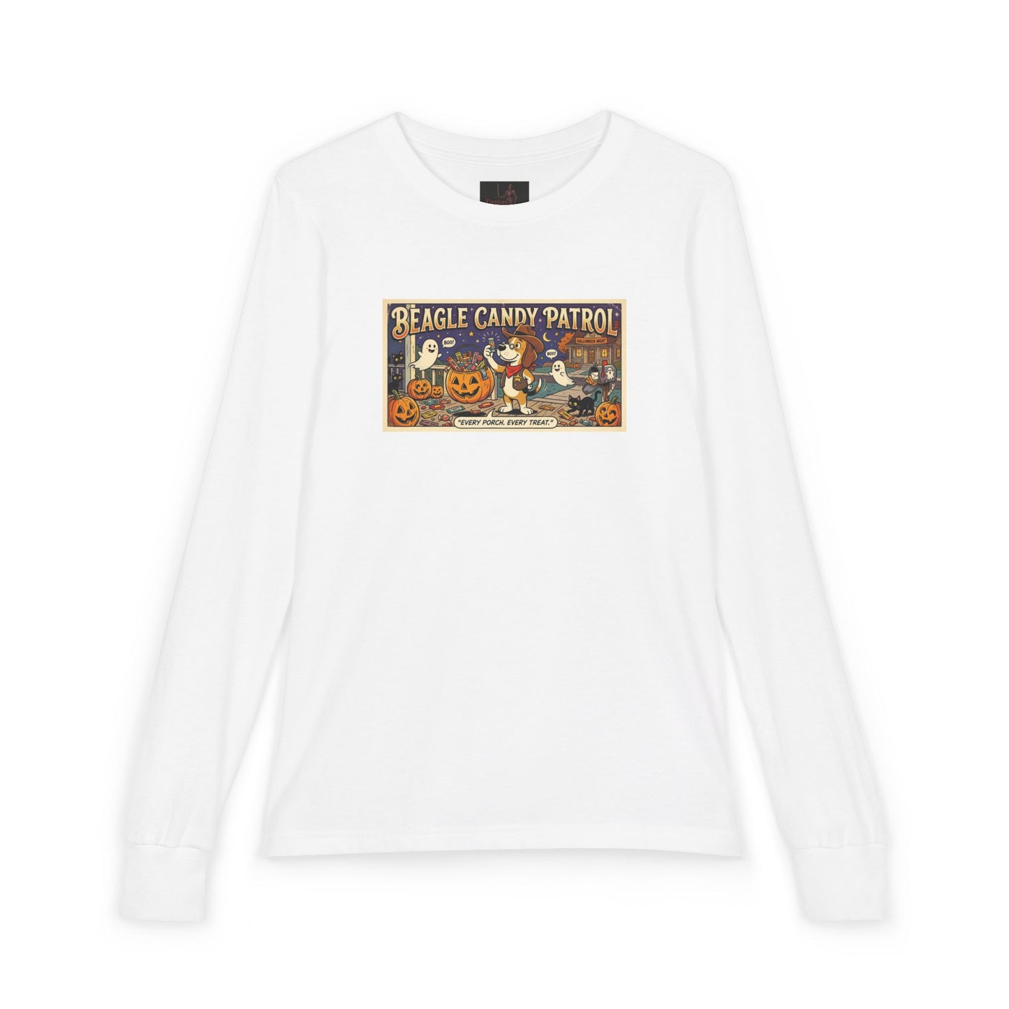 Friday Knights KIDS- Vintage 'Beagle Candy Patrol' Halloween Graphic