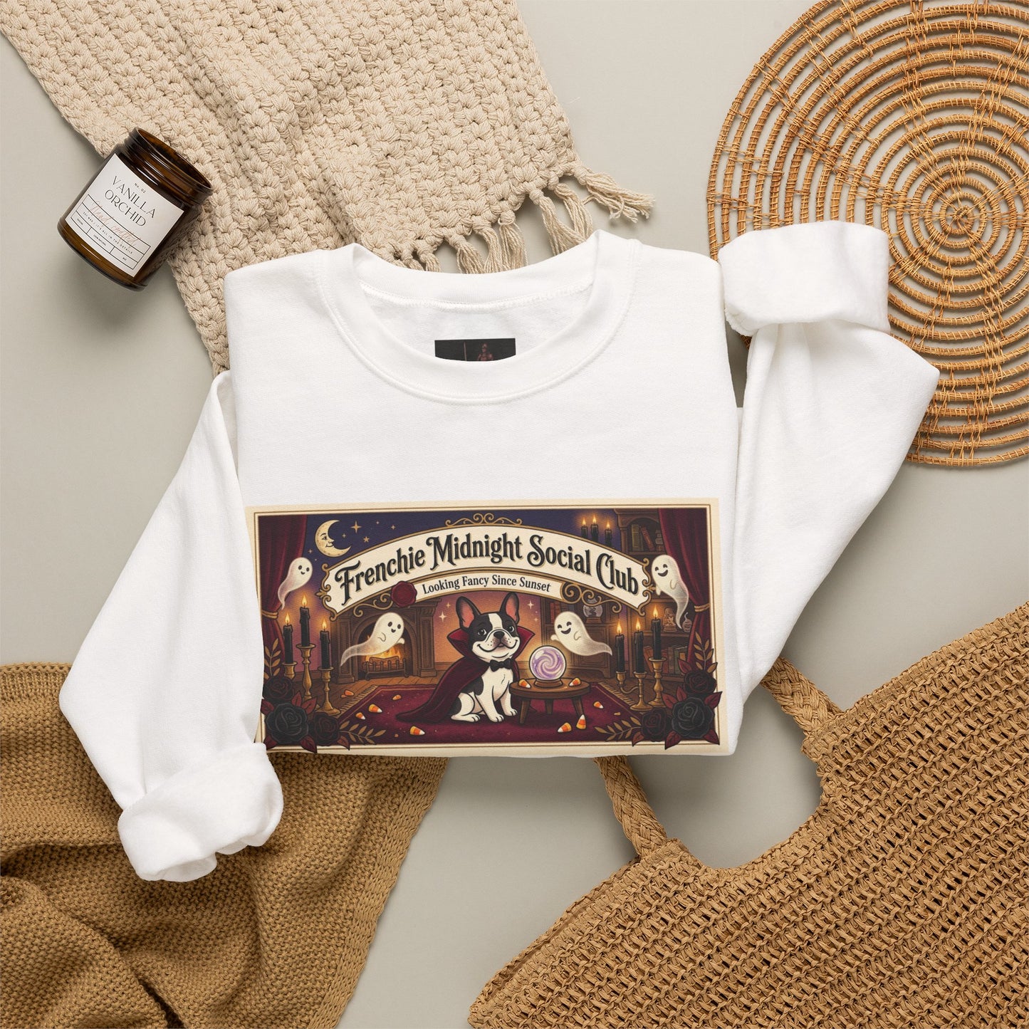 Friday Knights - "Frenchie Midnight Social Club" Graphic