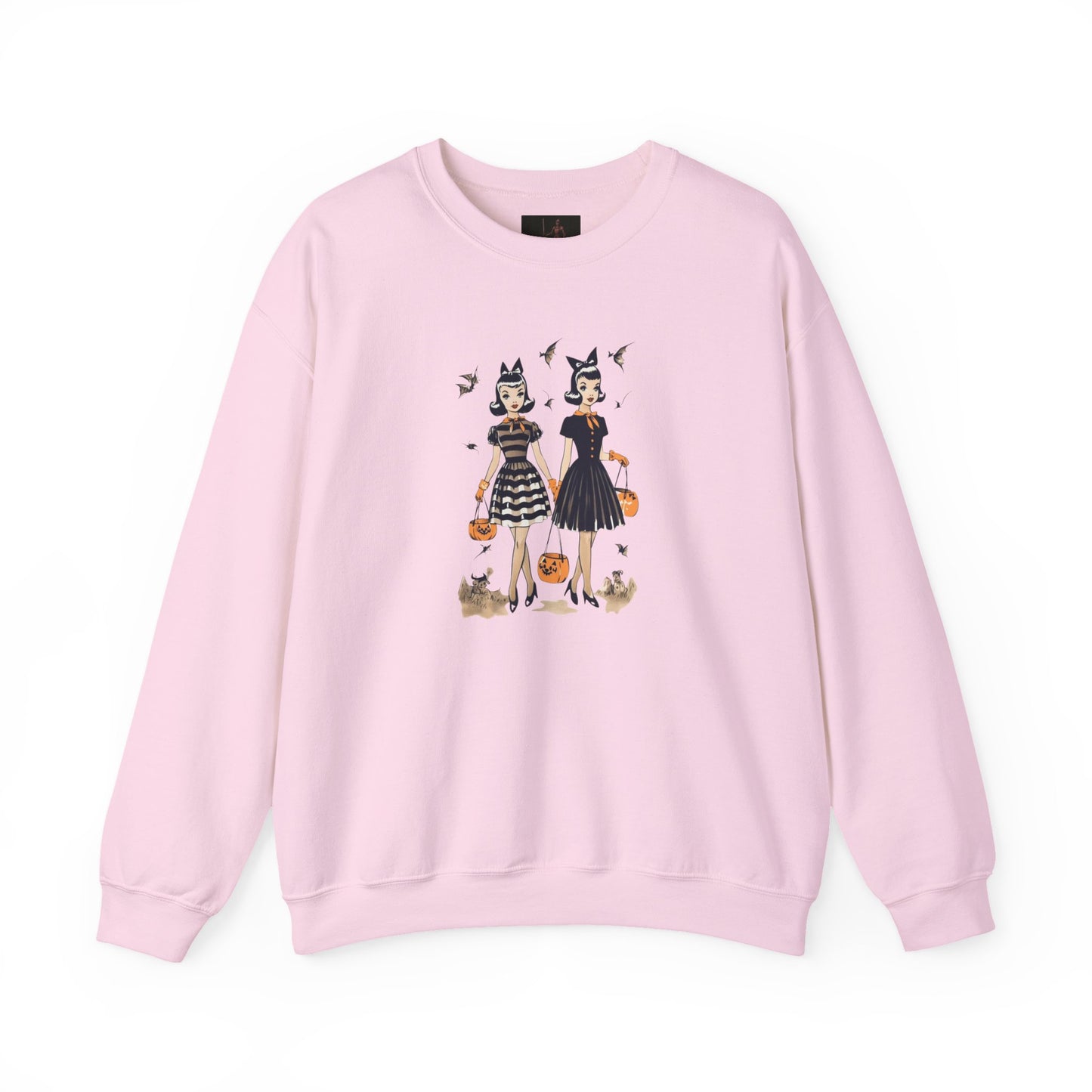 Friday Knights - Vintage Halloween Witch Sisters Sweatshirt