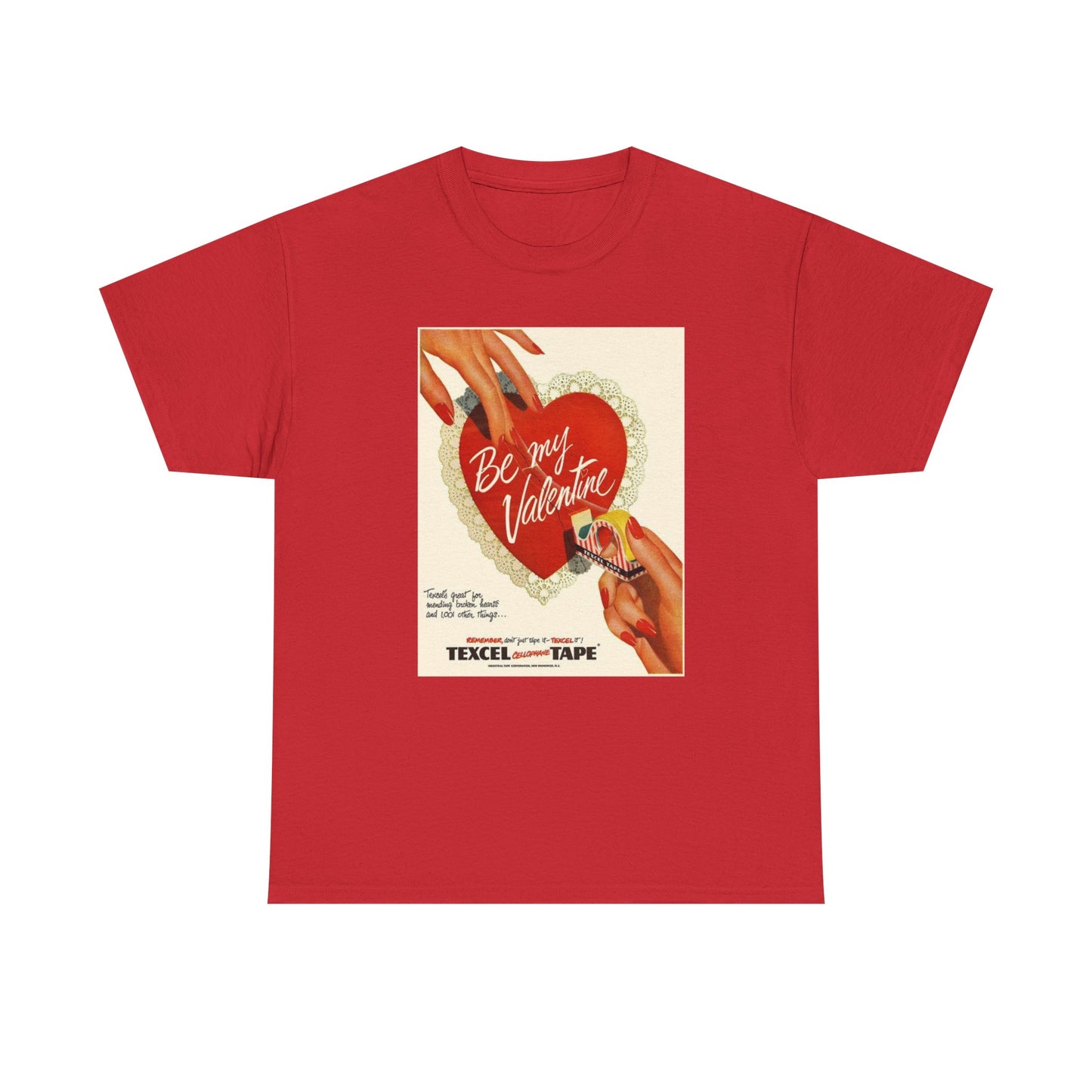 Friday Knights - tape vintage valentines day tee