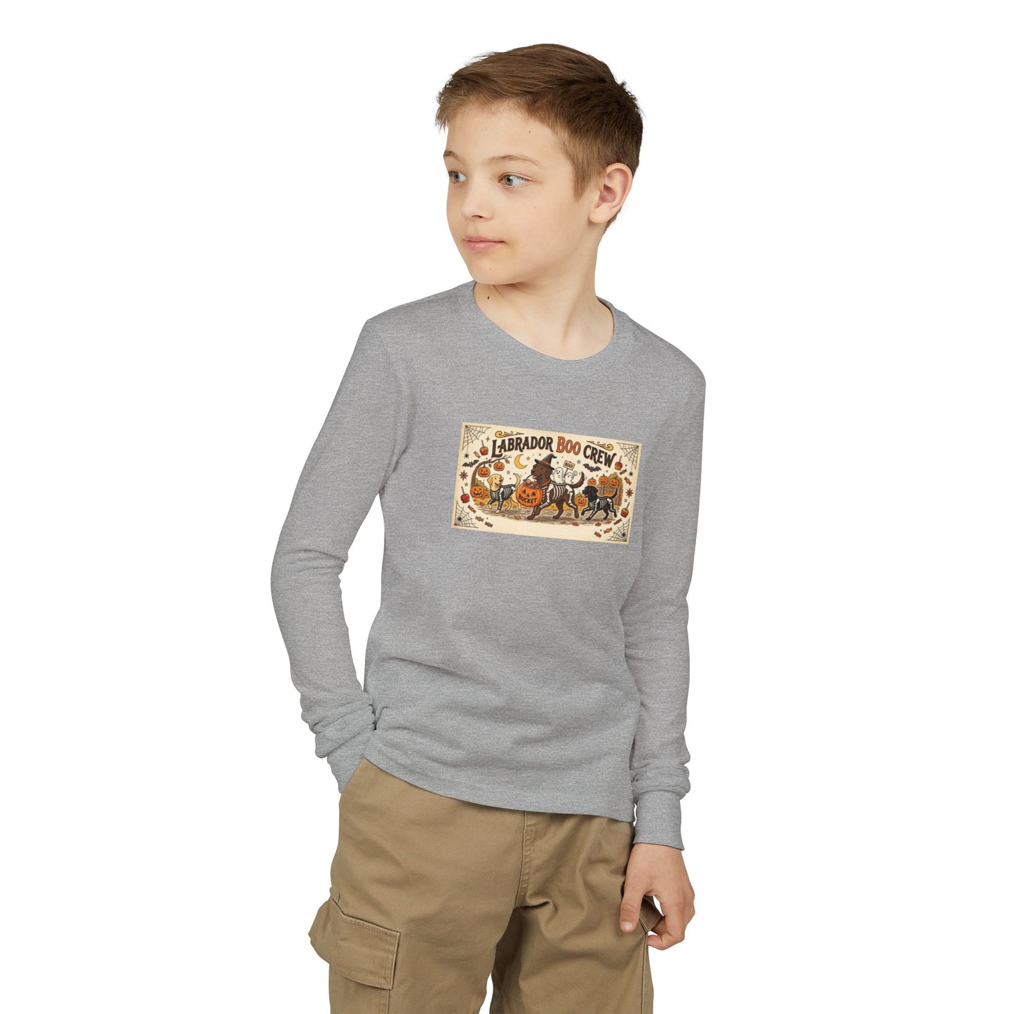Friday Knights KIDS-  "Labrador Boo Crew" Halloween Dog Graphic