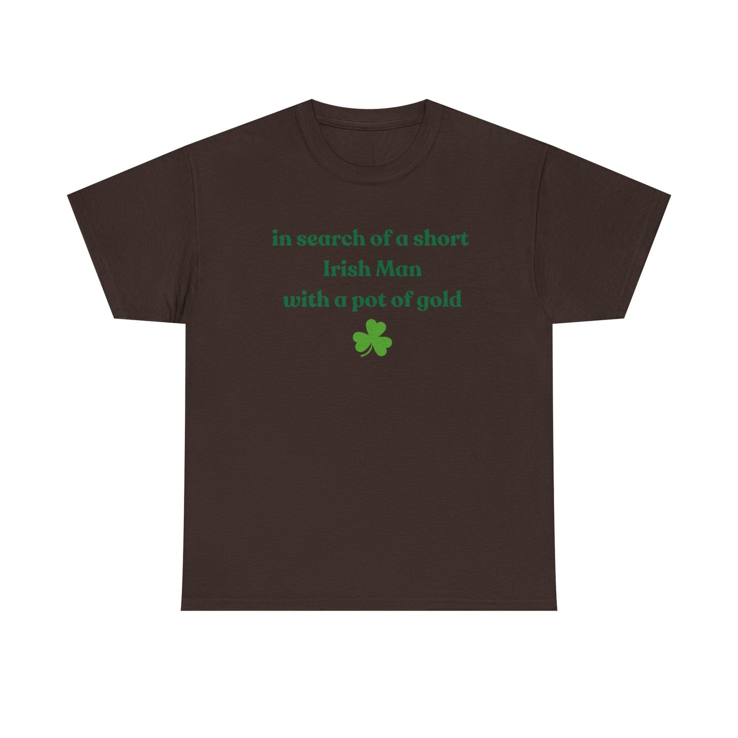 ISO a short Irish man with a pot of gold tee