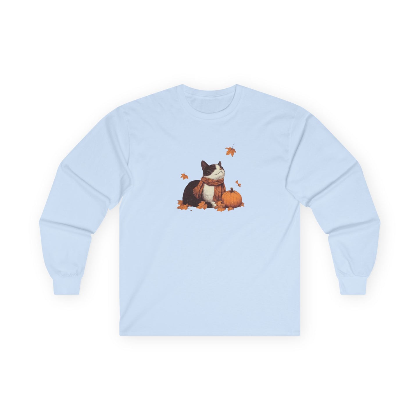 cat and pumpkin sweater