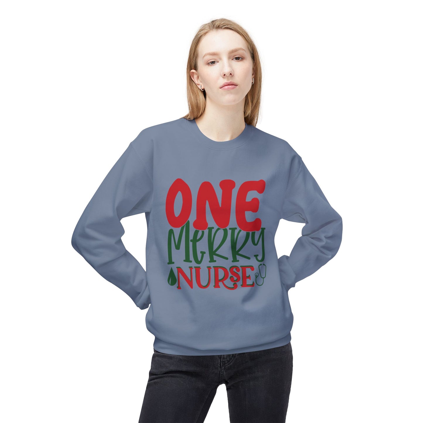 Friday Knights - One Merry Nurse FLEECE Sweatshirt