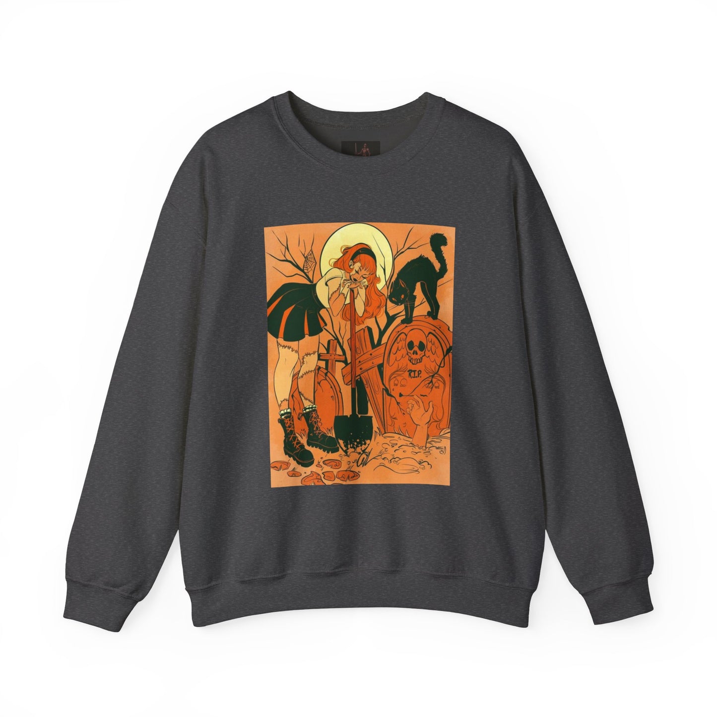 Friday Knights -Halloween Graveyard sweater