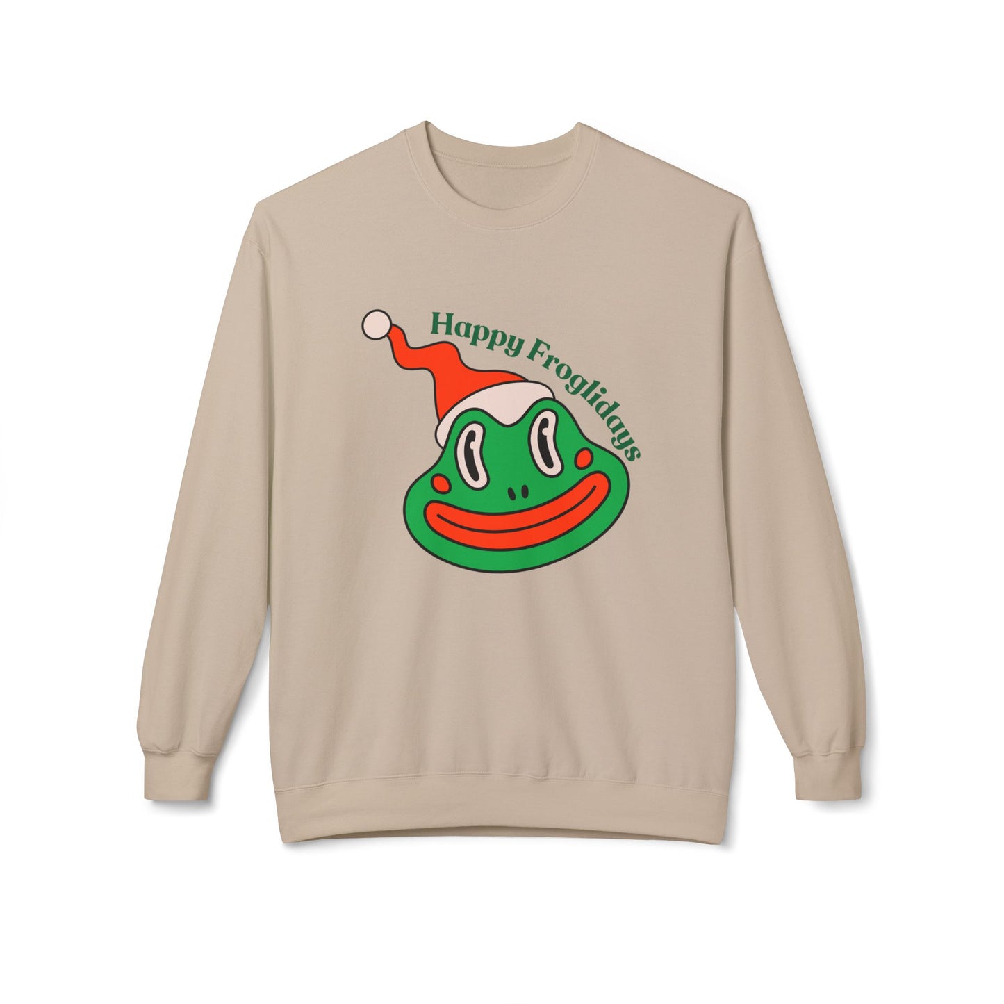 Friday Knights - Happy Froglidays Holiday fleece Sweater