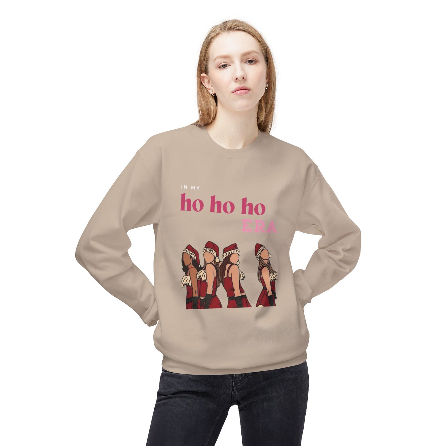 Friday Knights - In my ho ho ho era Fleece Crewneck Sweatshirt