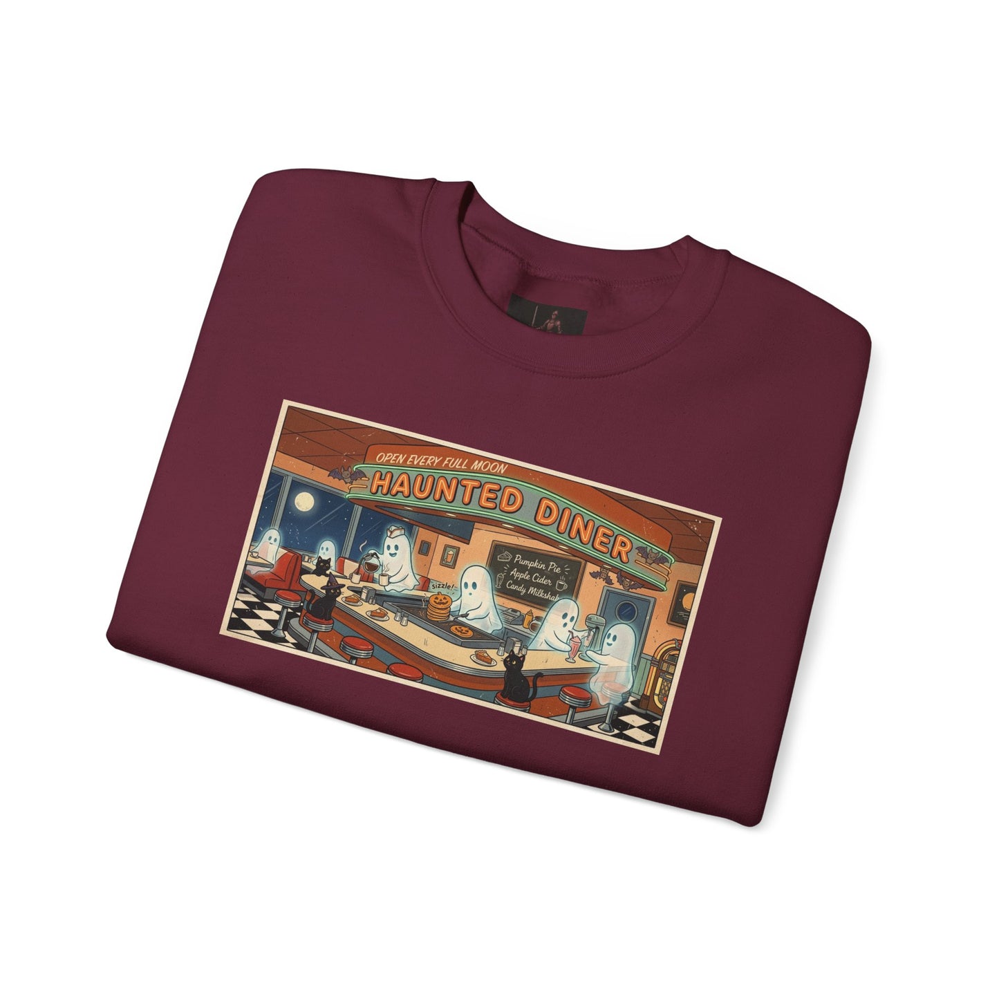Friday Knights - Haunted Diner Crewneck Sweatshirt