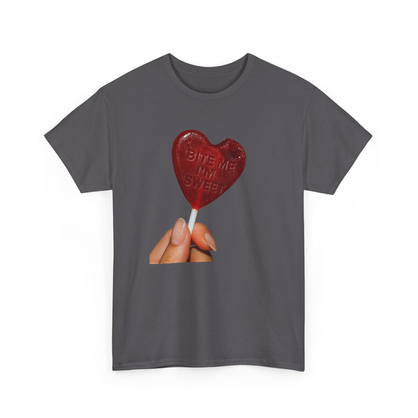 Friday Knights - 'Bite Me' Candy Heart T-Shirt