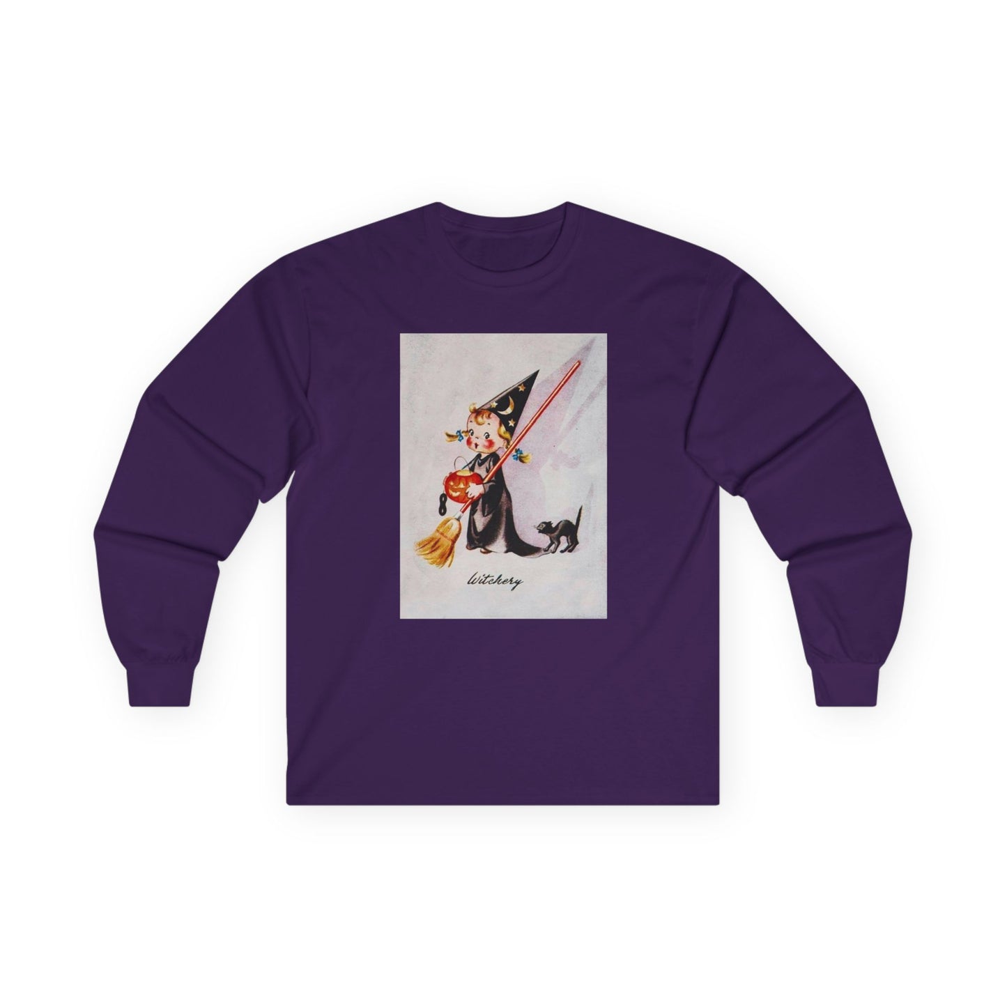 Witch and black cat sweater