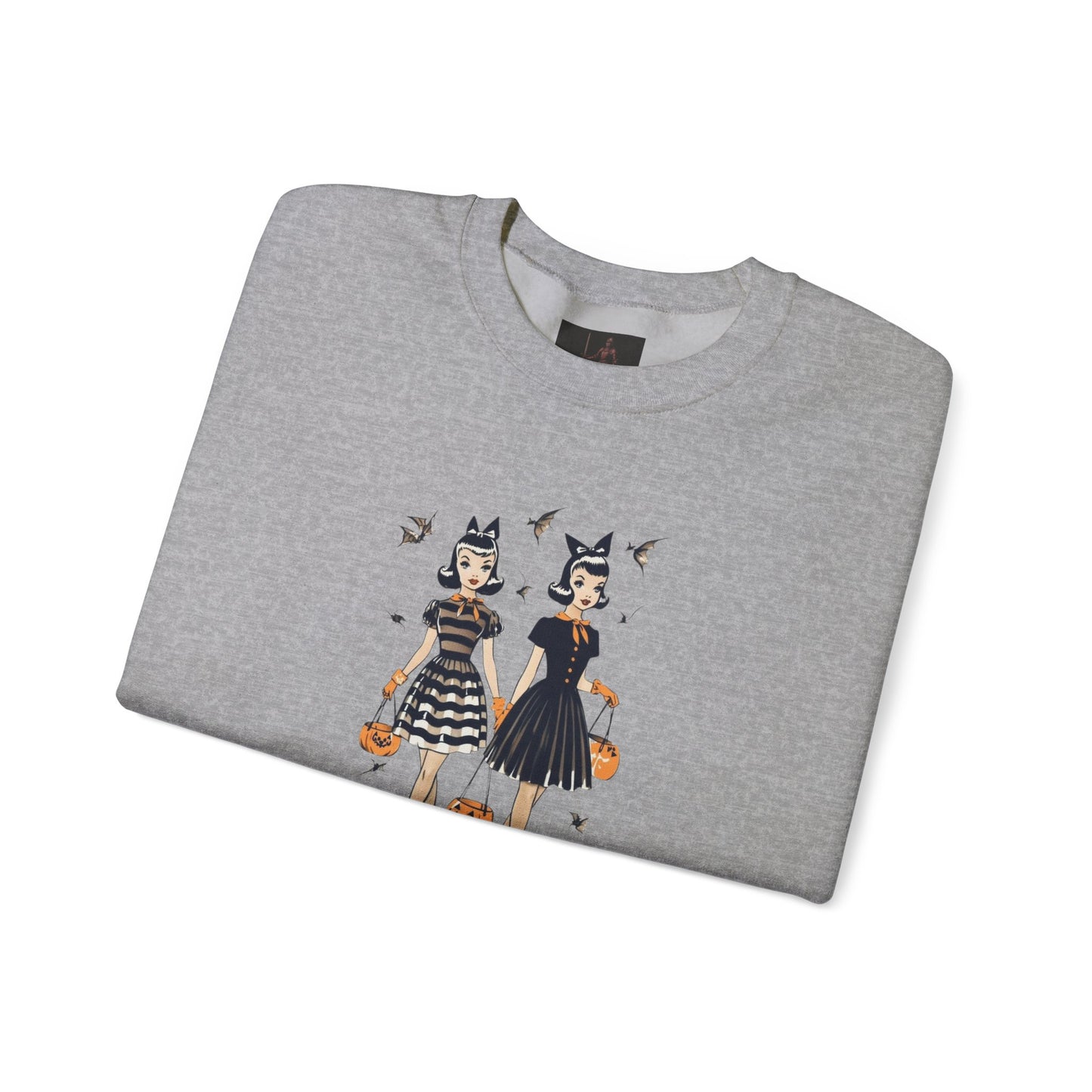 Friday Knights - Vintage Halloween Witch Sisters Sweatshirt