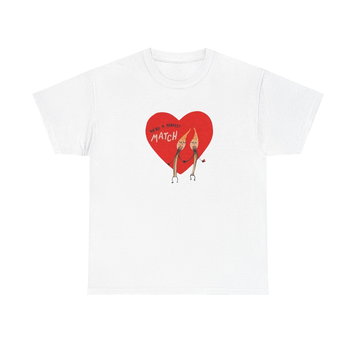 Friday Knights - vintage Valentine's perfect Match Tee