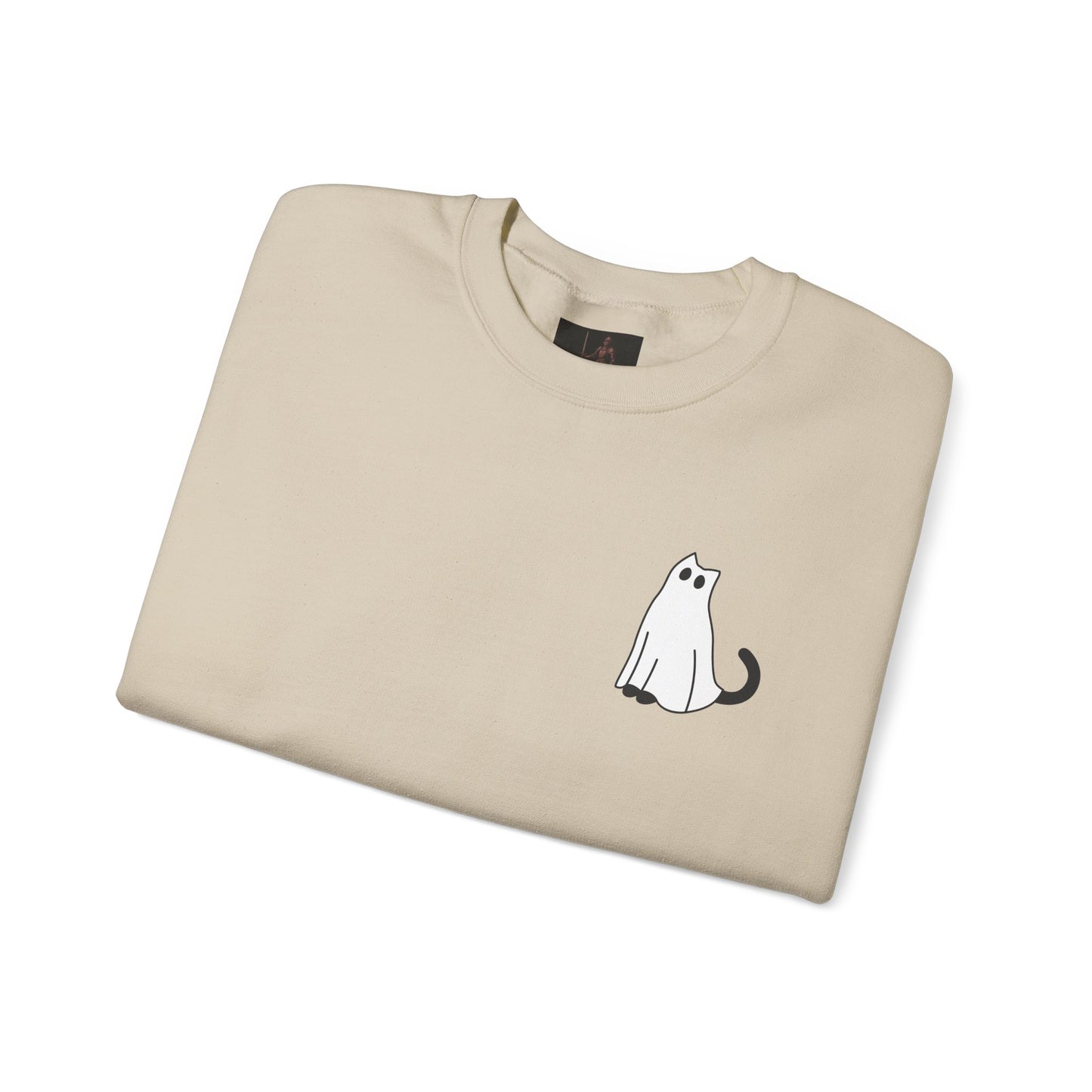 Friday Knights - Ghost Cat Crewneck Sweatshirt