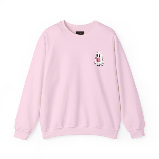 Friday Knights - Ghost Reading Crewneck Sweatshirt