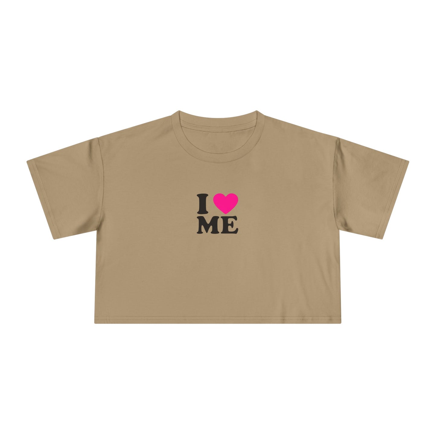 Friday Knights - I Love Me Women's Crop Tee