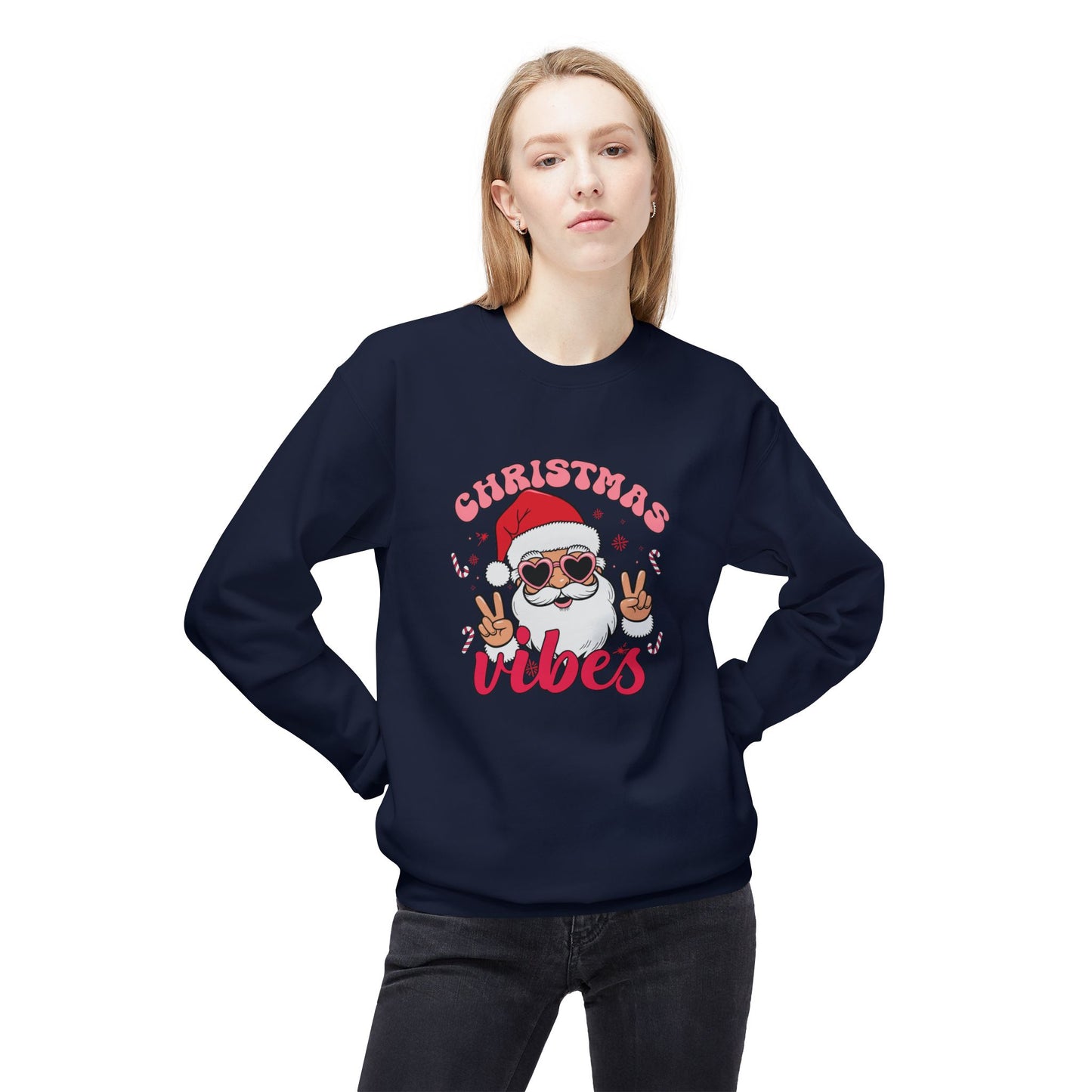 Friday Knights - Christmas Vibes Crewneck fleece Sweatshirt