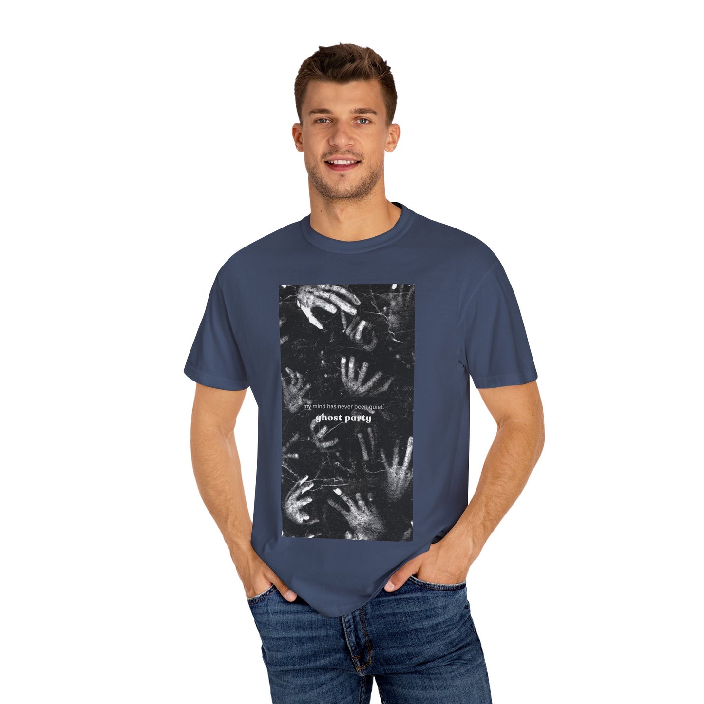 my mind has never been quiet hand tee