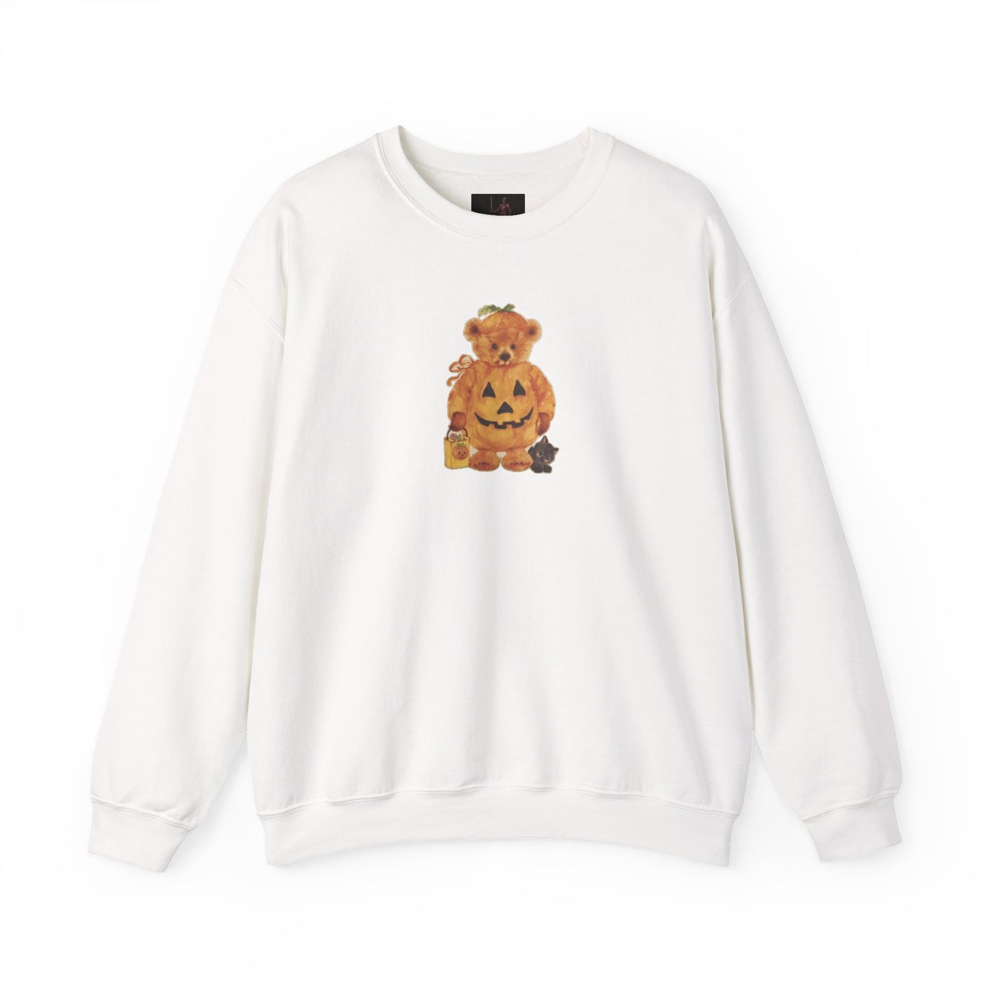 Friday Knights - Vintage Halloween Teddy Pumpkin Sweatshirt