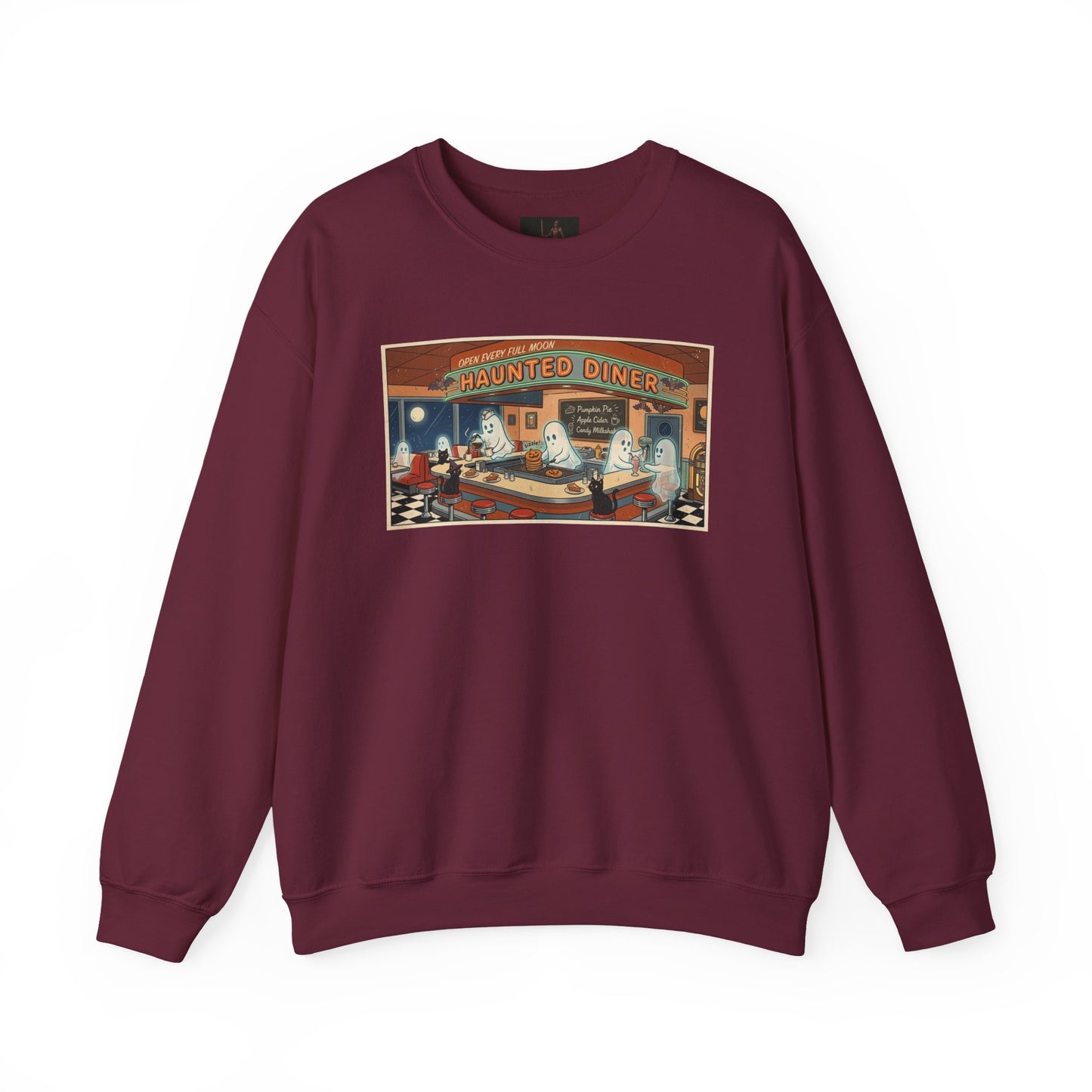 Friday Knights - Haunted Diner Crewneck Sweatshirt