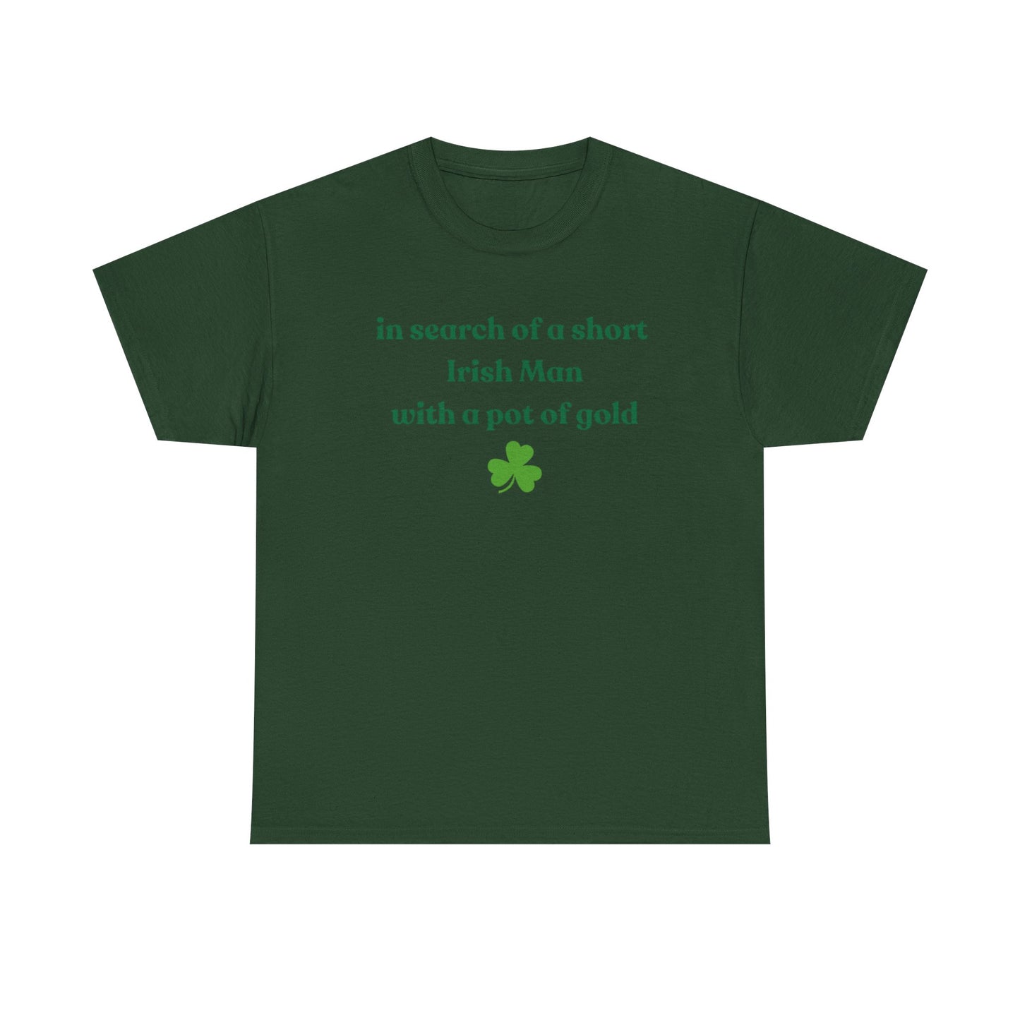 ISO a short Irish man with a pot of gold tee