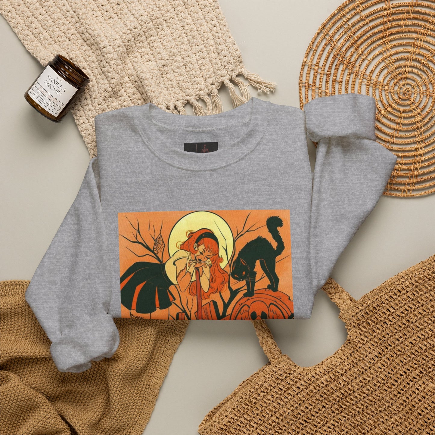 Friday Knights -Halloween Graveyard sweater