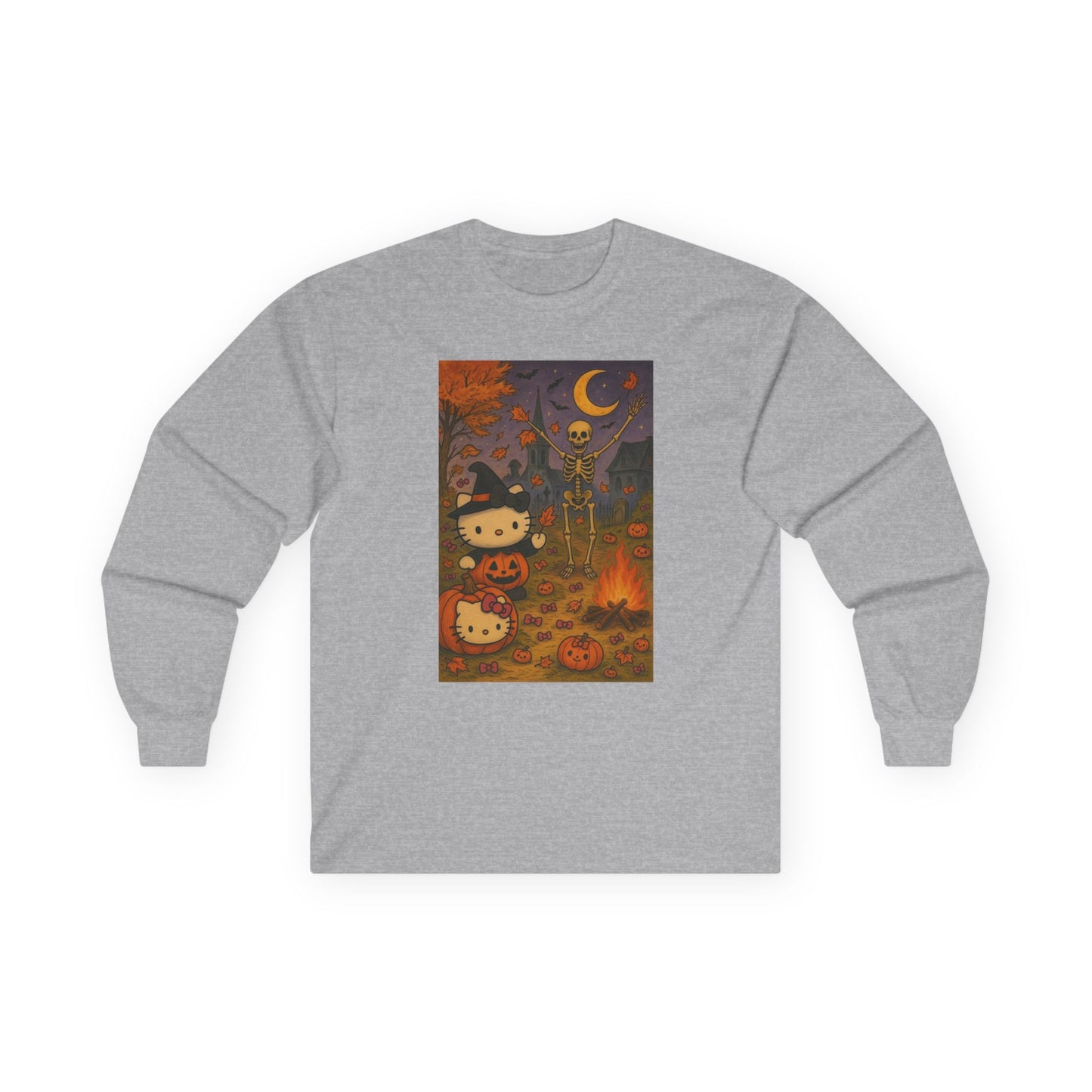 Halloween Hello Kitty and Daniel spooky sweater