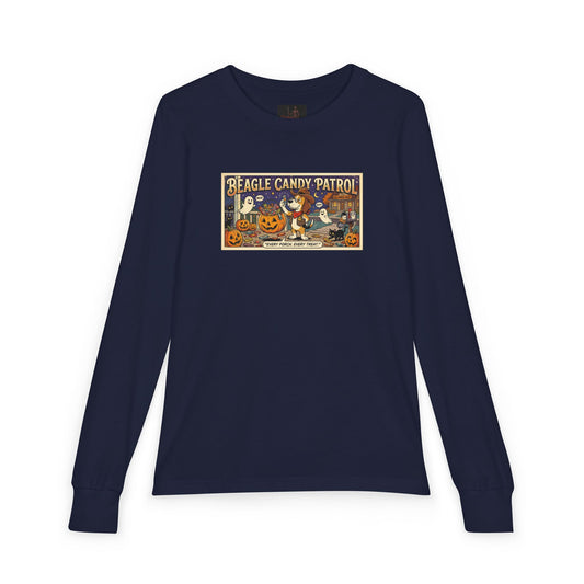 Friday Knights KIDS- Vintage 'Beagle Candy Patrol' Halloween Graphic