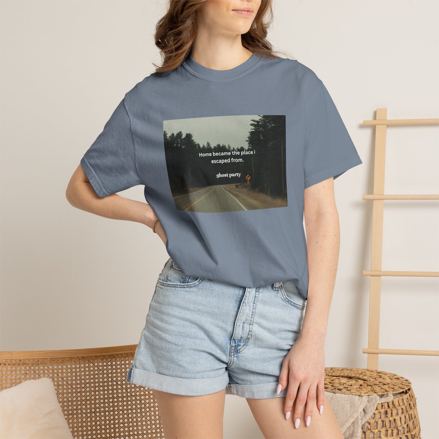 "Home became the place I escaped from"  T‑Shirt