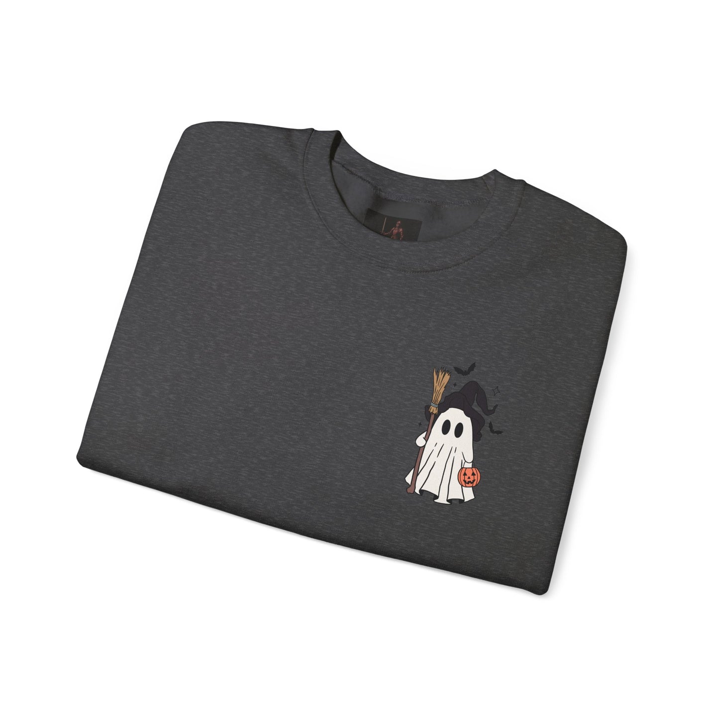 Friday Knights - Ghost in a Witch Hat Crewneck Sweatshirt