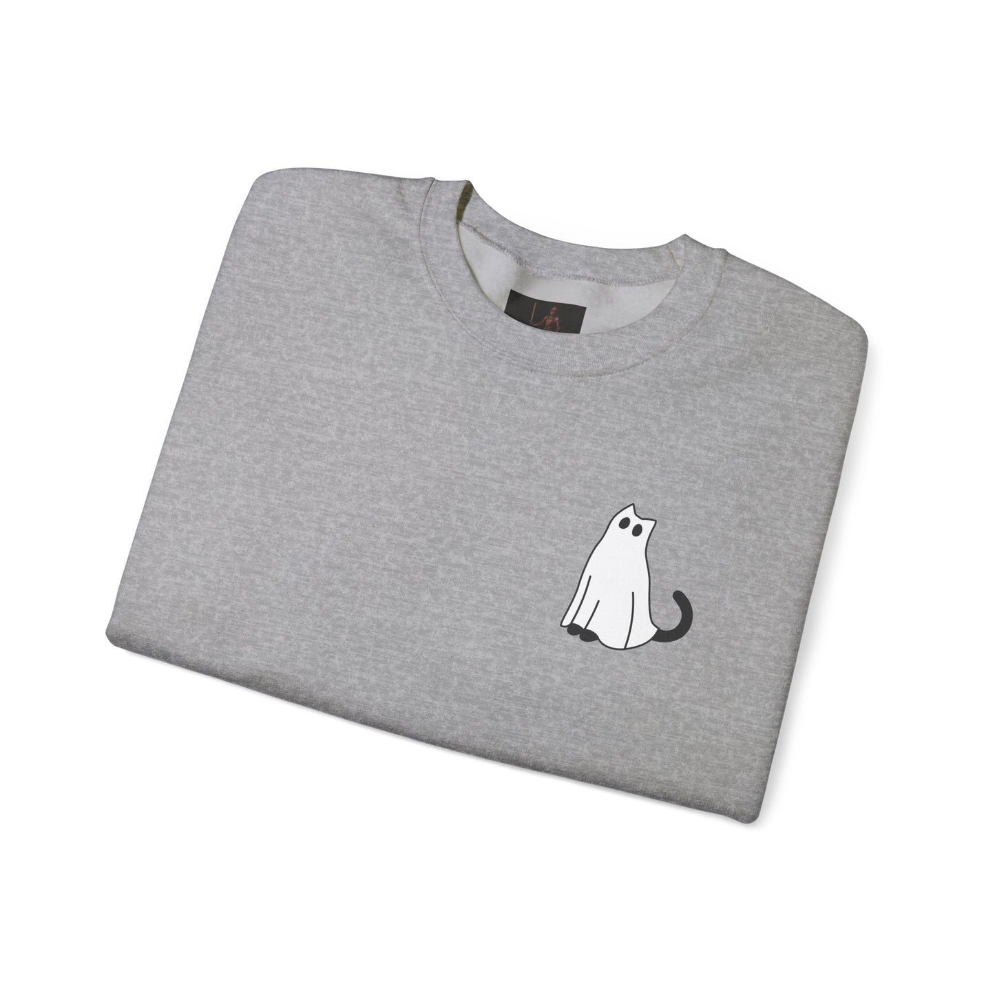 Friday Knights - Ghost Cat Crewneck Sweatshirt