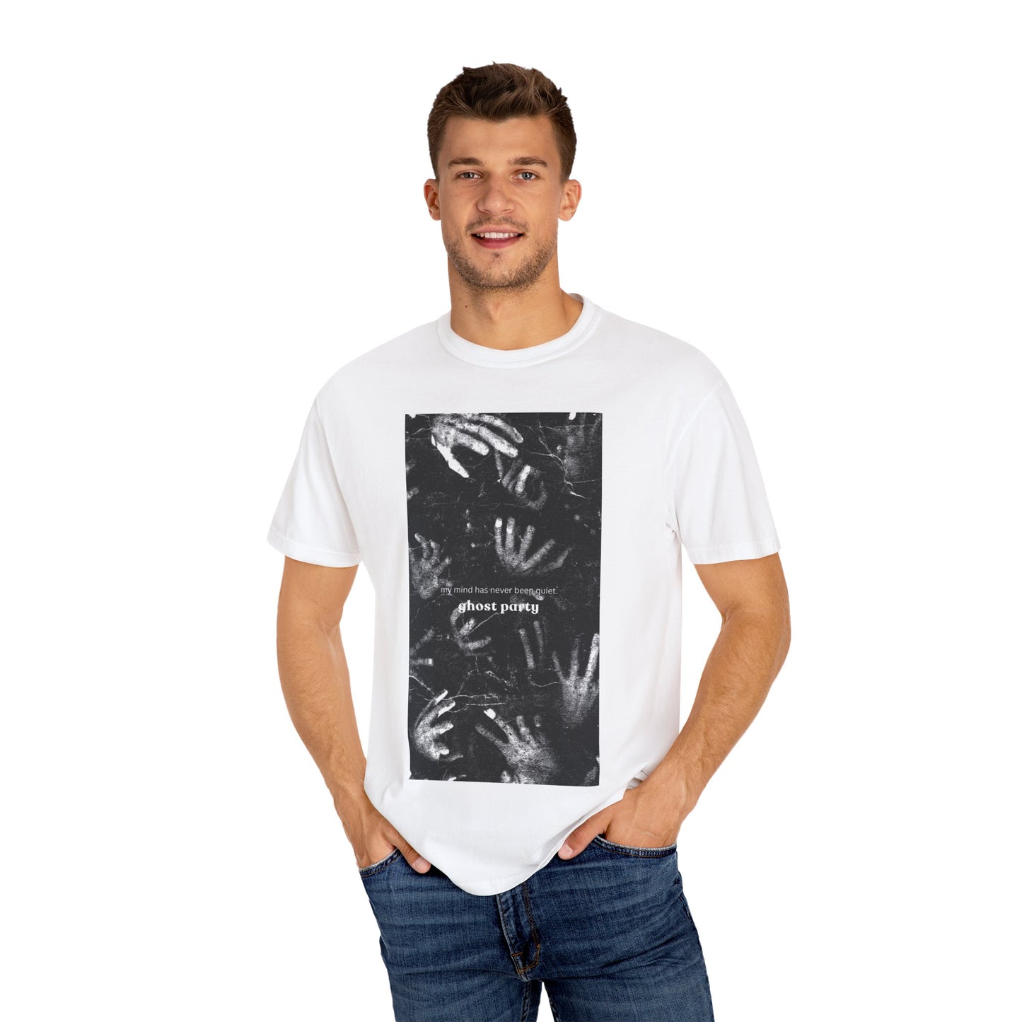 my mind has never been quiet hand tee