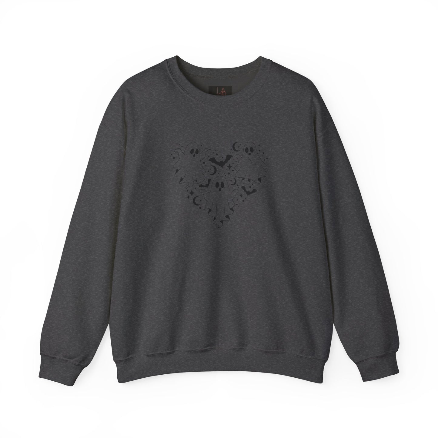 Friday Knights - Crescent Moon Heart Crewneck Sweatshirt