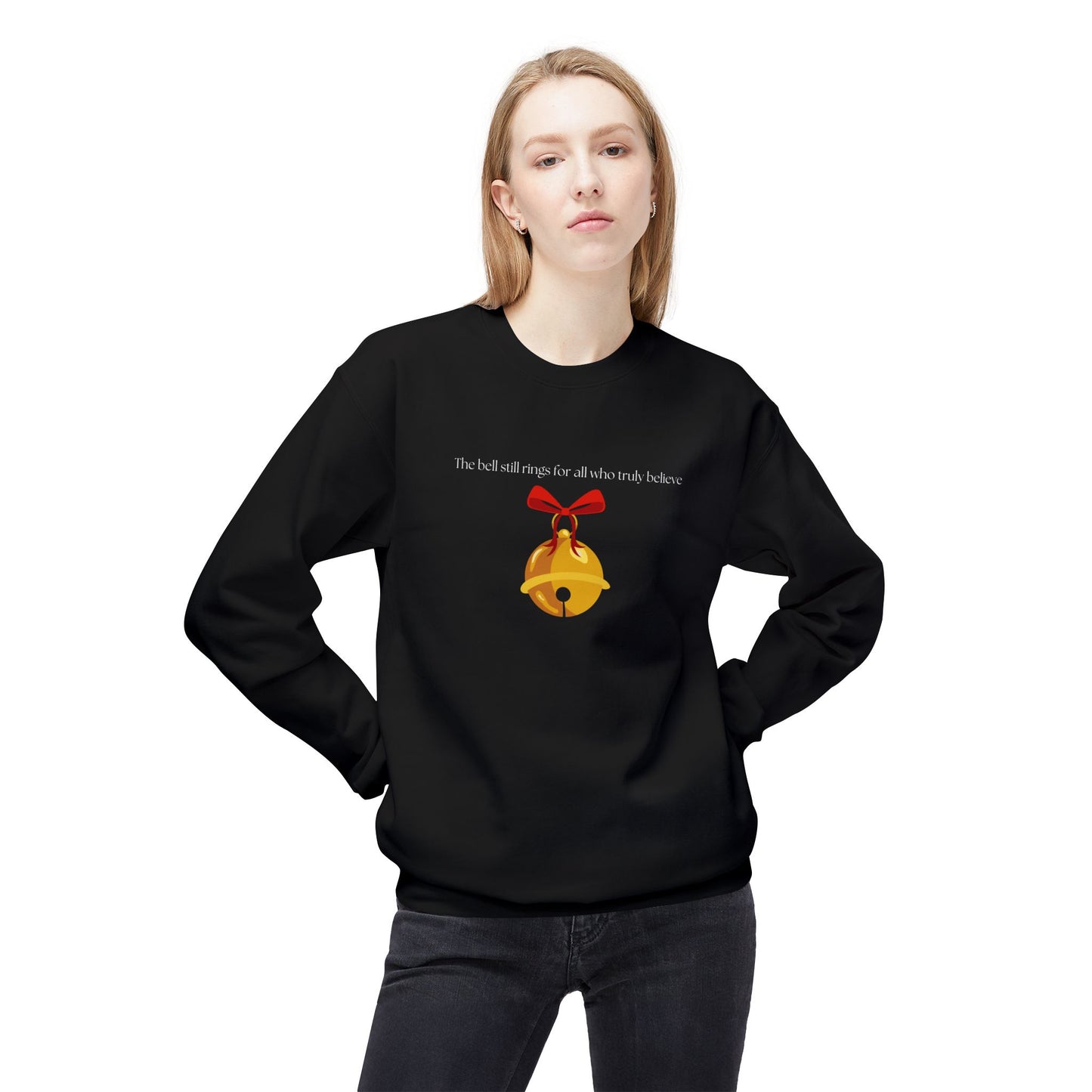 Friday Knights - The bell still rings for those who believe...Fleece Crewneck Sweatshirt